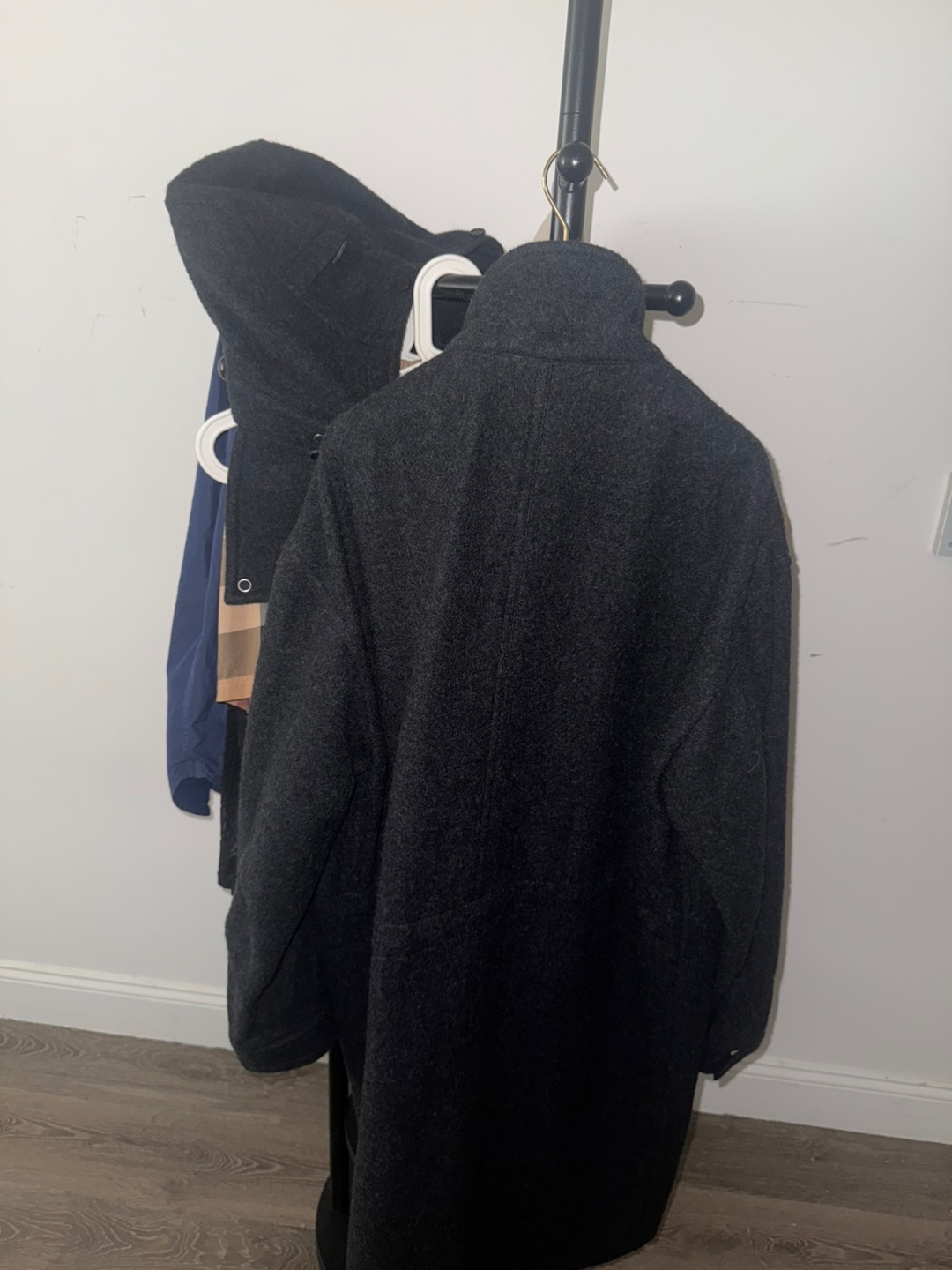 KENZO Dark Gray Wool Coat - Size M(oversized) - photo 3