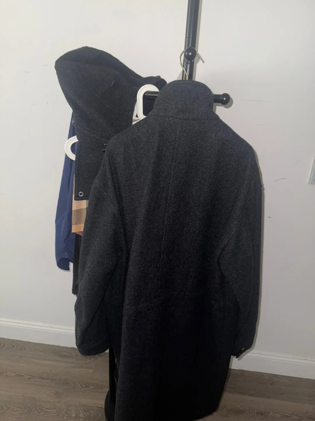 KENZO Dark Gray Wool Coat - Size M(oversized) image indicator(3)