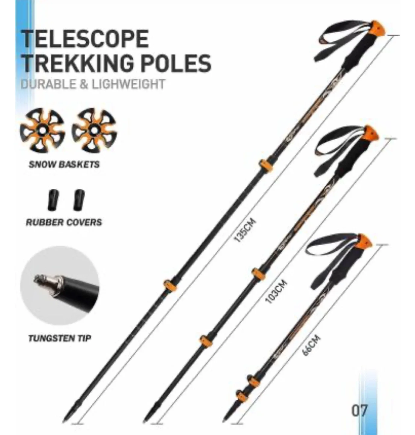 Go2gether Outdoor Gear Snowshoes with Poles image indicator(8)