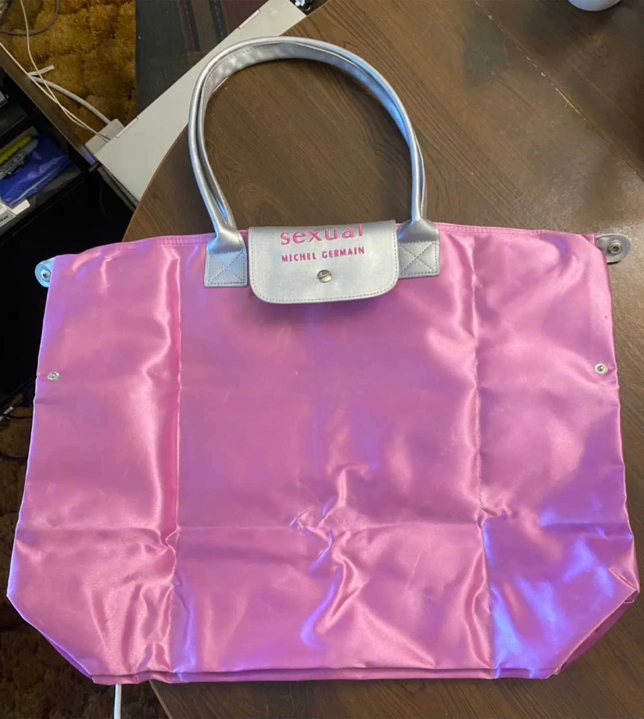 Michel Germain Sexual Pink Tote Bag thumbnail