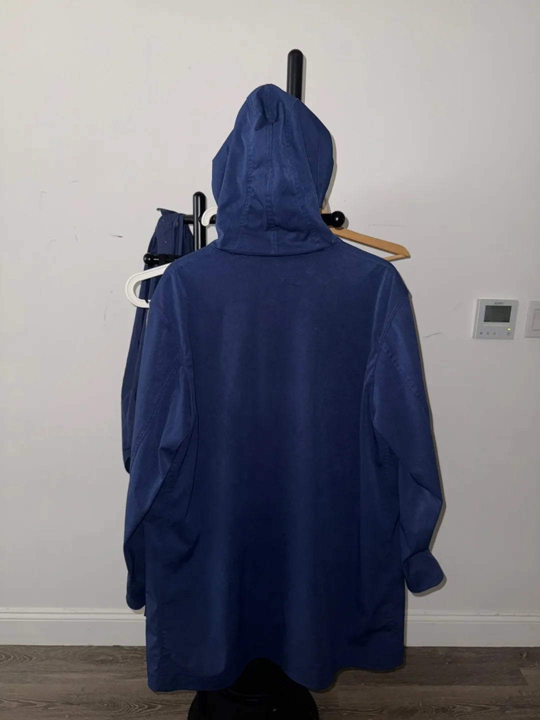 MSGM Milano Blue Hooded Coat image indicator(3)