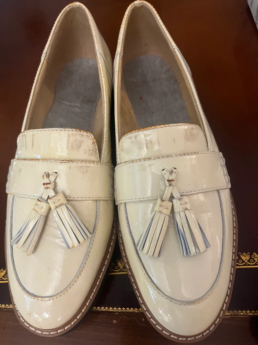 Aliz Naturz Cream Loafers Size 9.5 thumbnail