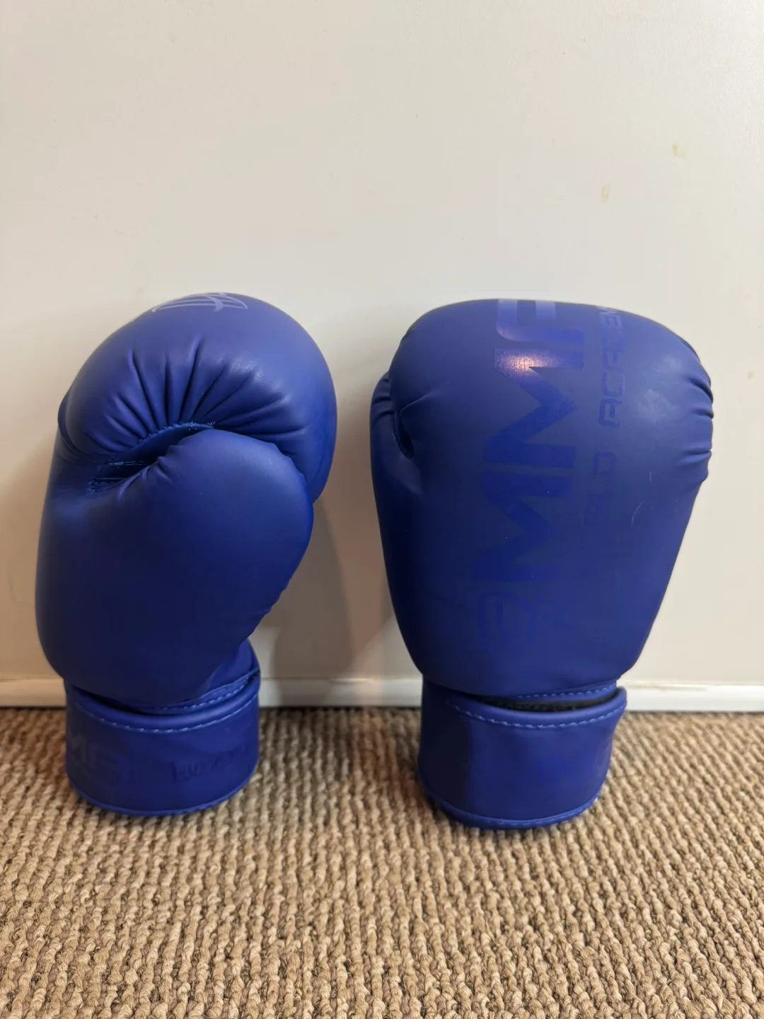 MMA World Academy Boxing Gloves - Blue thumbnail