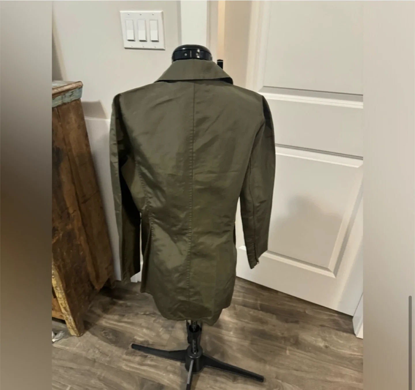 Tomaso stefanelli vintage cotton x silk military jacket image indicator(6)