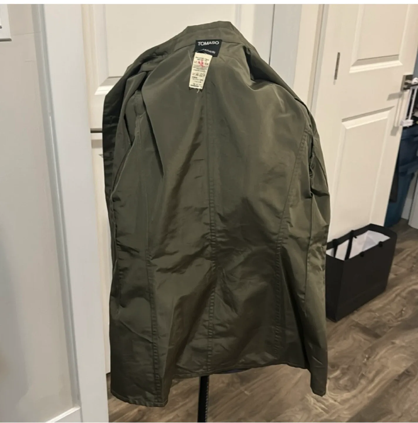 Tomaso stefanelli vintage cotton x silk military jacket image indicator(8)