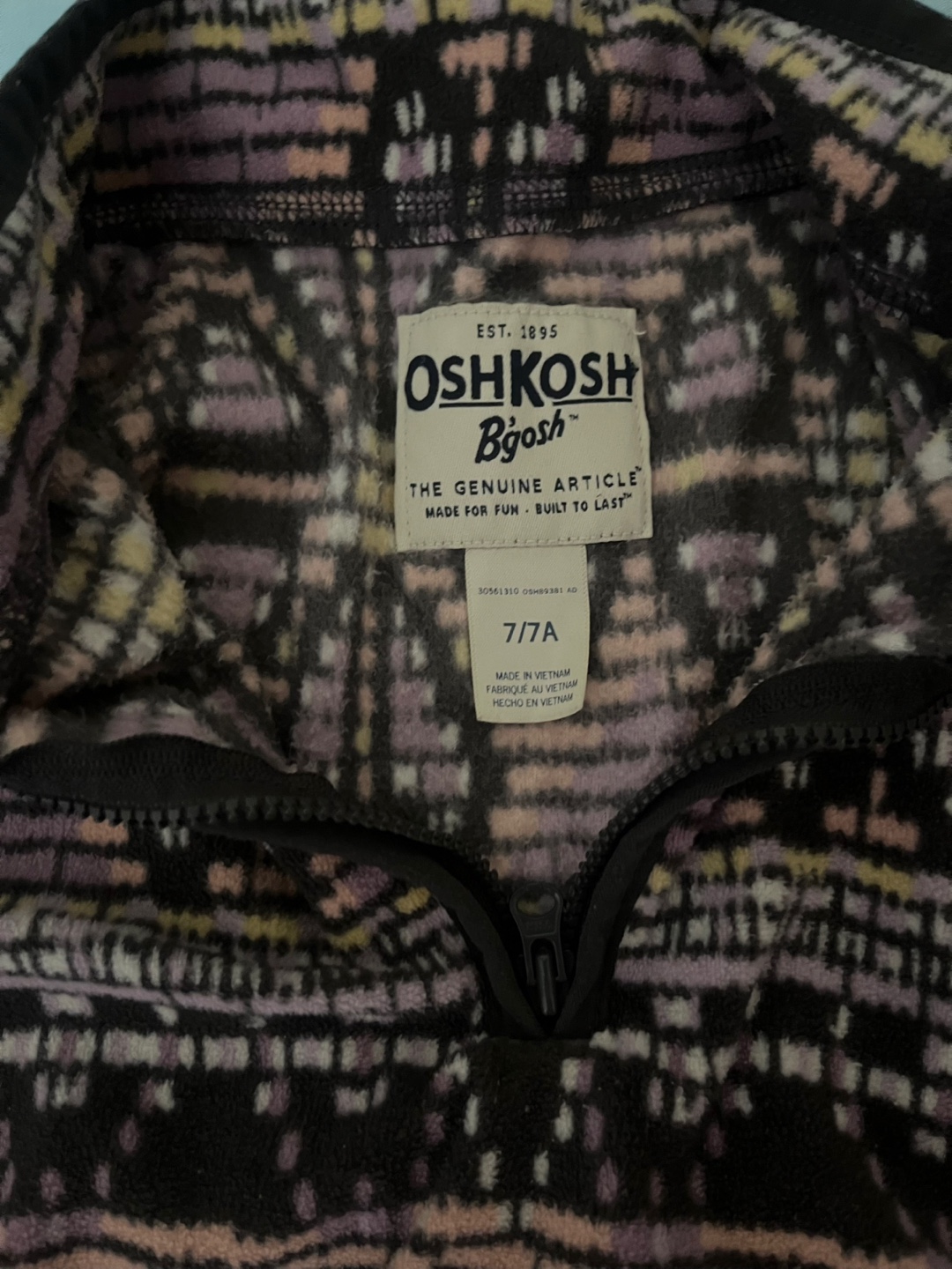 OshKosh Bgosh Fleece Pullover - Size 7 - photo 3