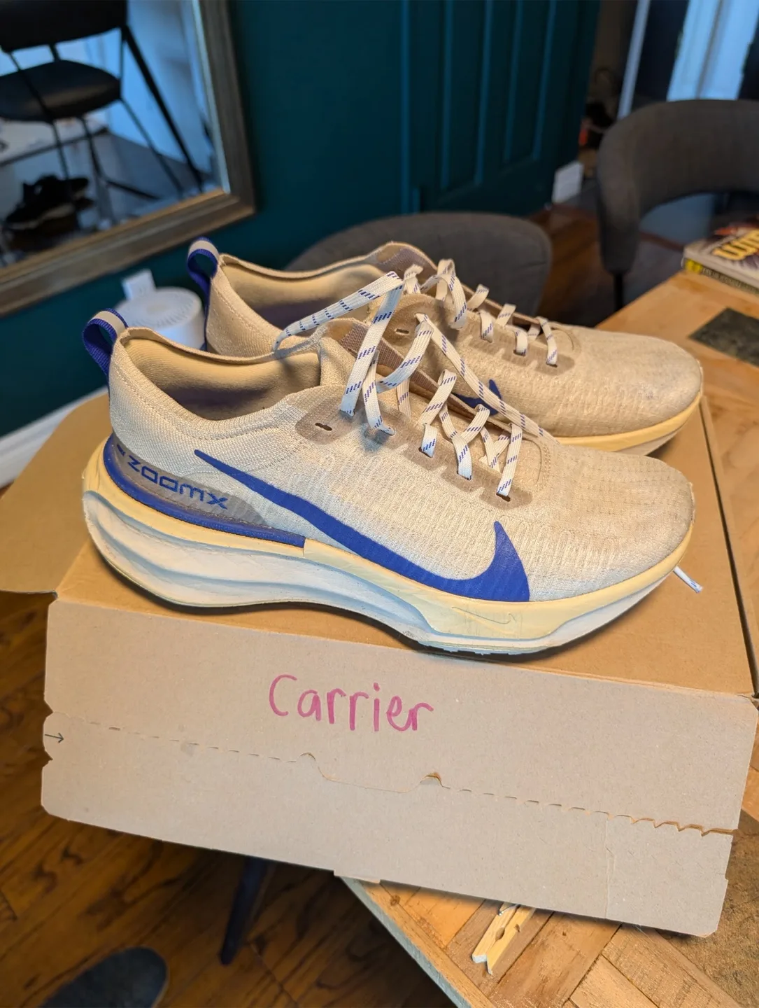 NIKE ZOOMX INVINCIBLE RUN FK 3 size 10 thumbnail