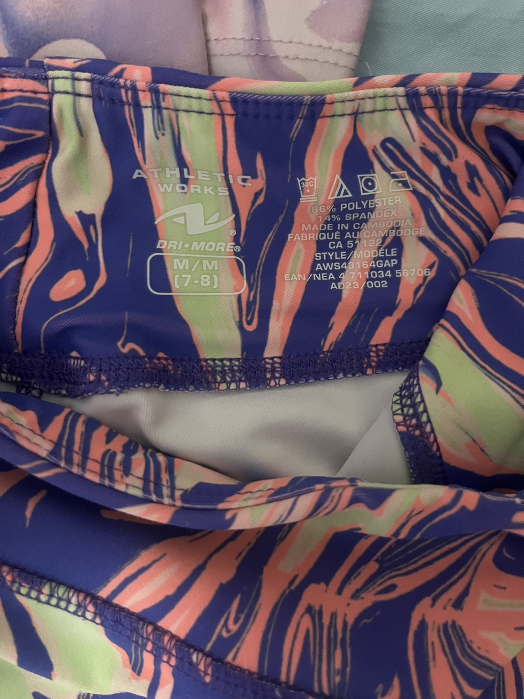 Athletic Works Girls' Capri Leggings, Size M (7-8)$8 for each - photo 2