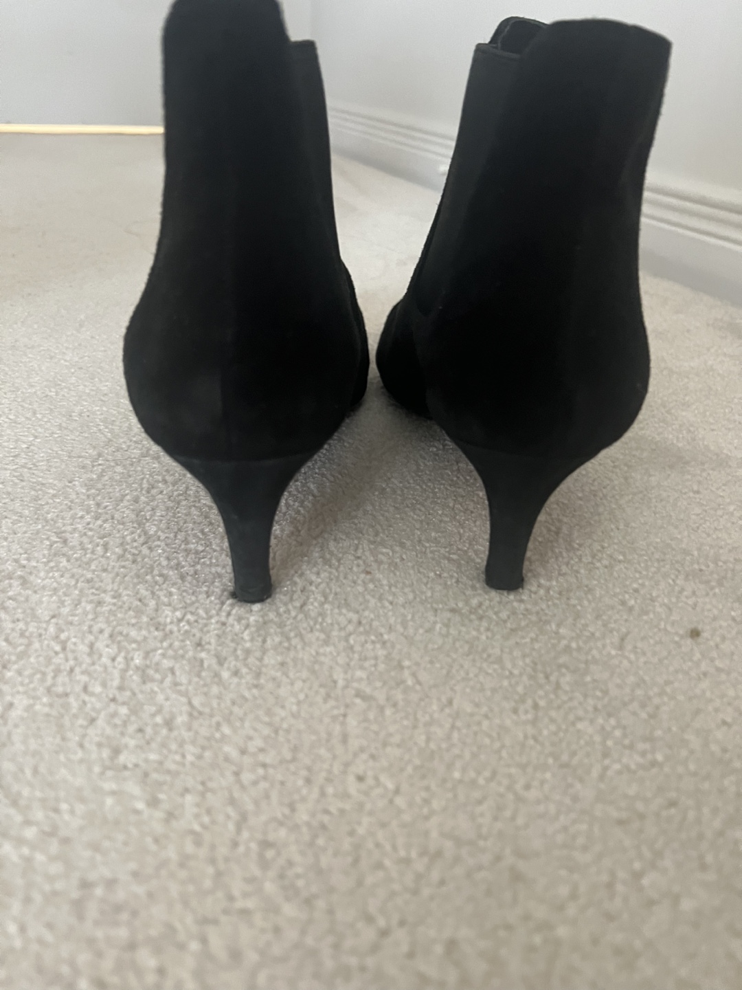 Black Suede Ankle Boots