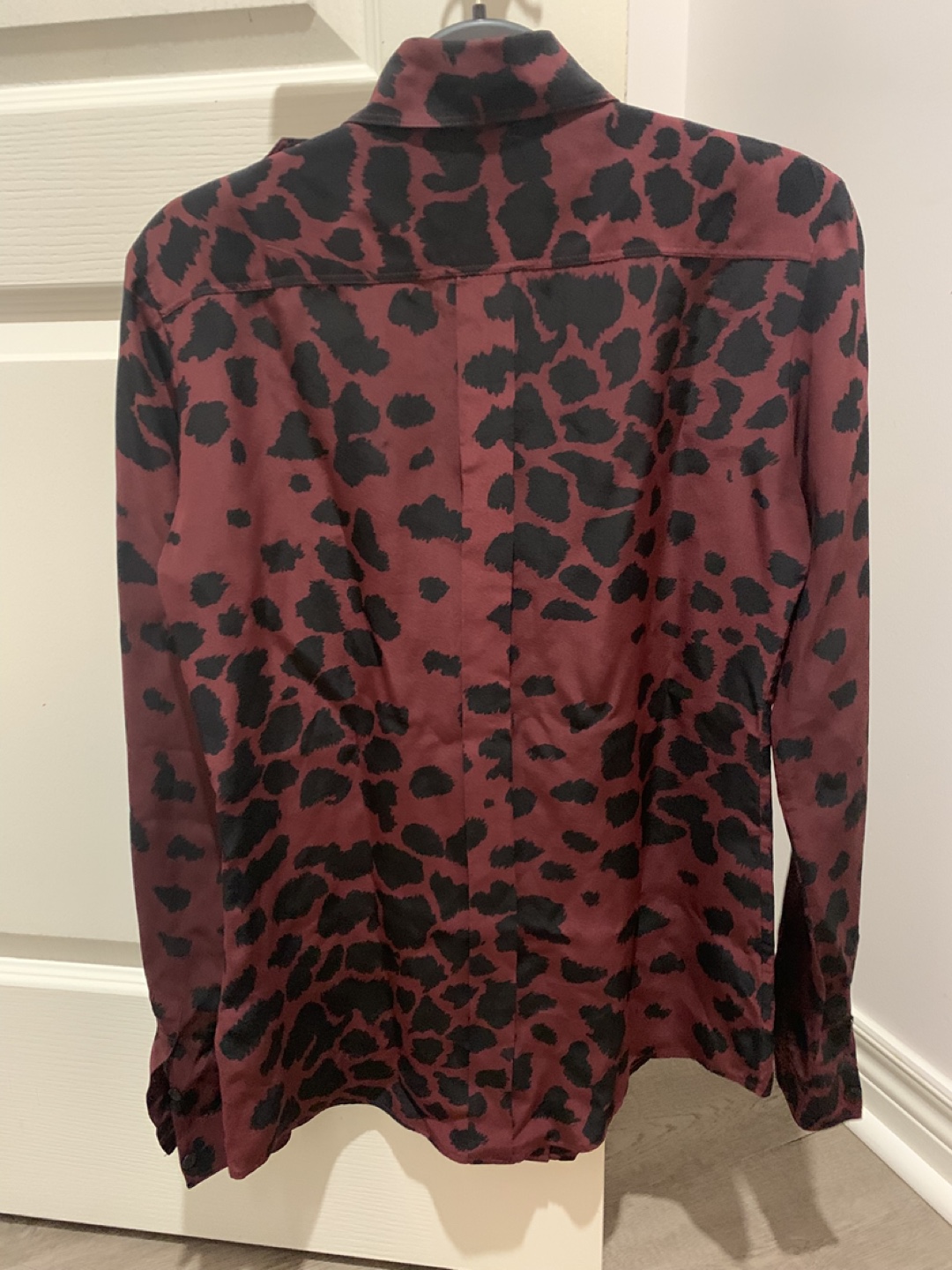 Burberry London Leopard Print Blouse Size 2 - photo 3