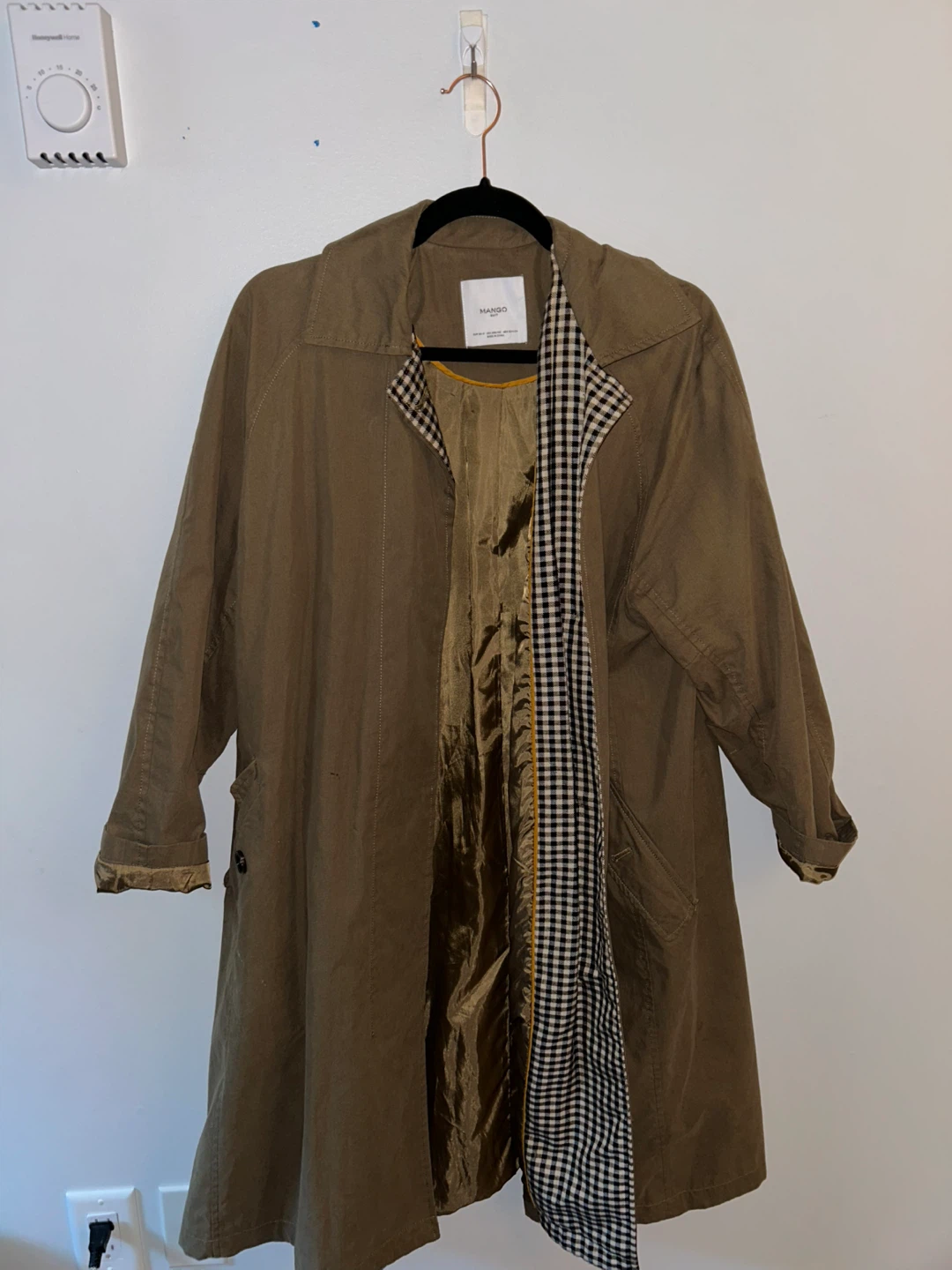 MNG Olive Green Trenchcoat