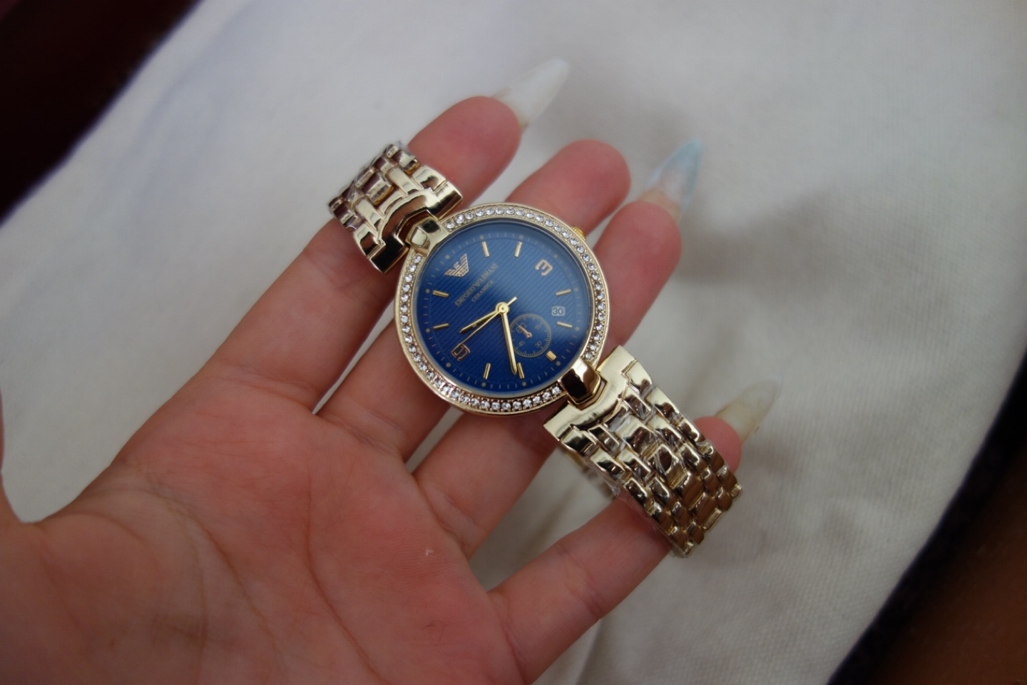 Emporio Armani Gold-Tone Ladies Watch