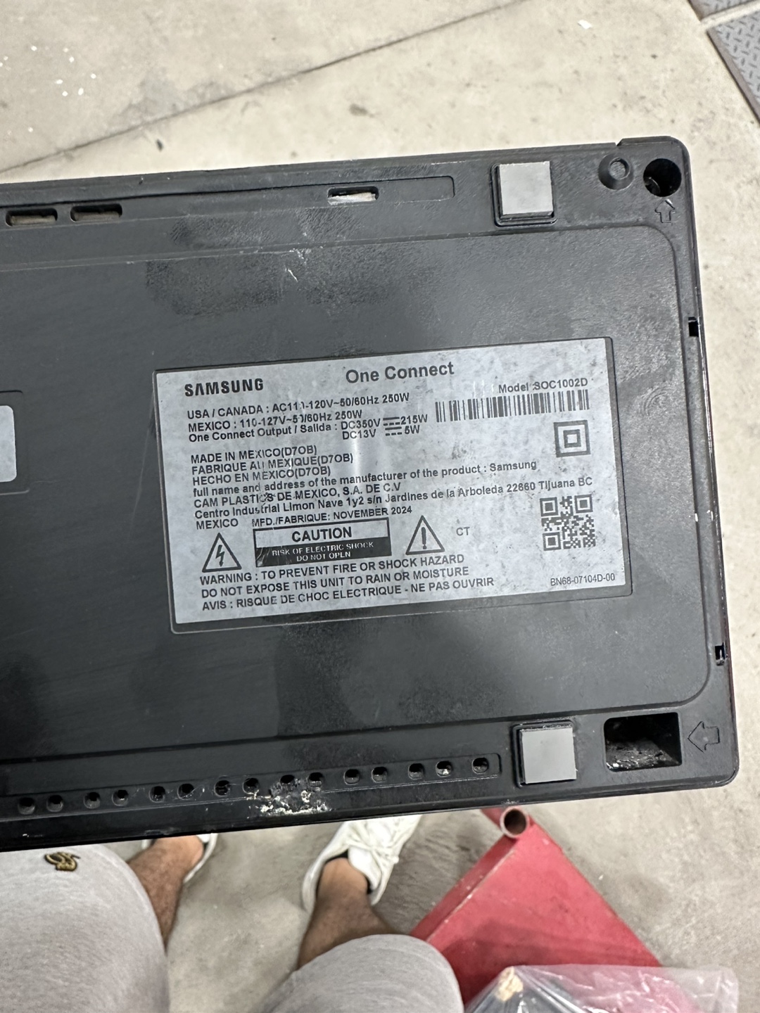 Samsung One Connect Box SOC1002D - photo 4
