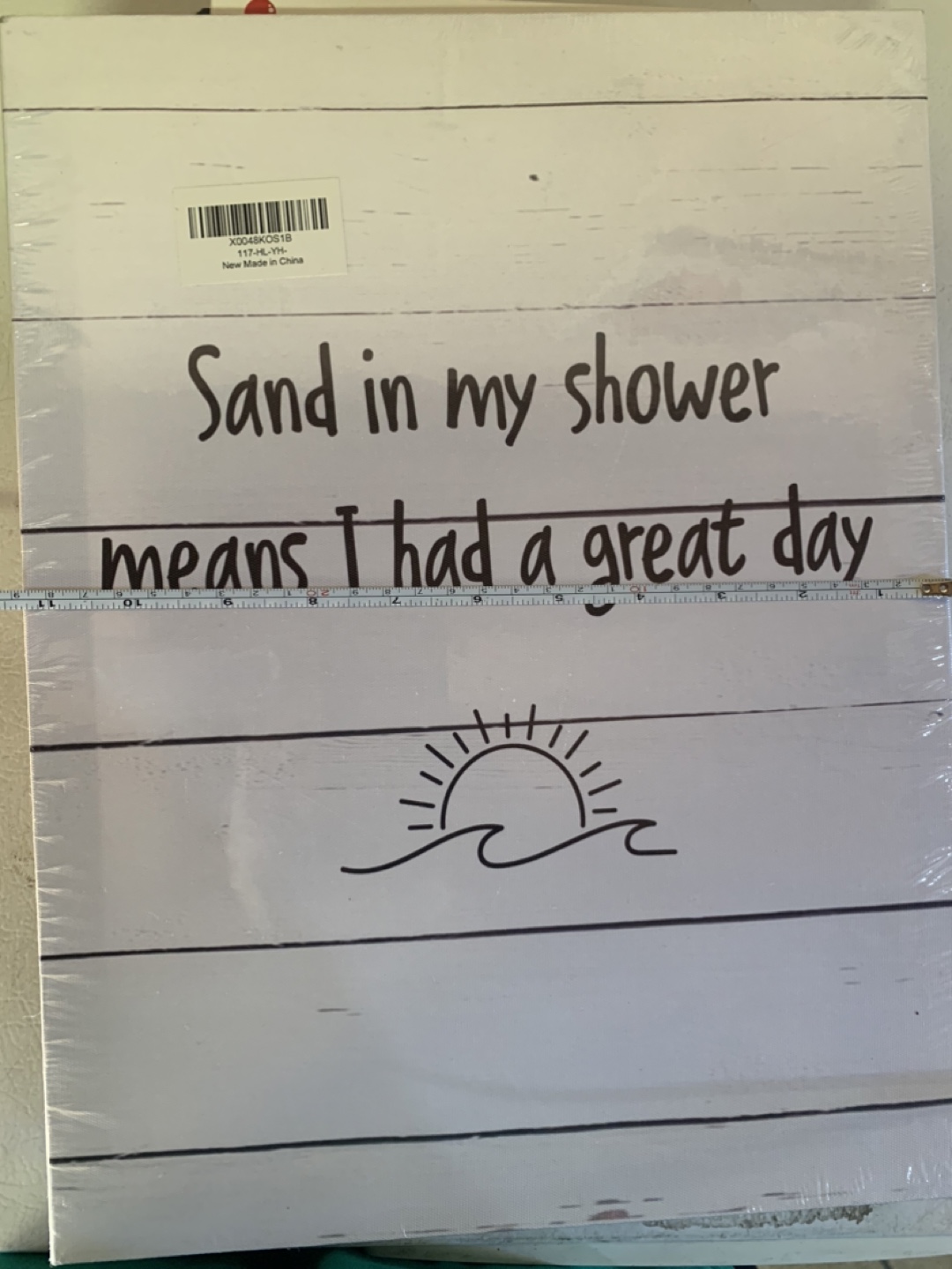 New 'Sand in my Shower' Wall Decor - photo 3