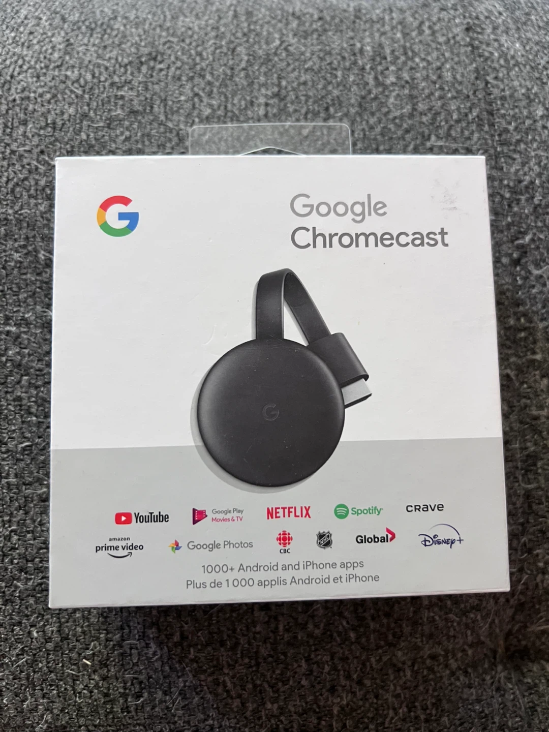 Google Chromecast with Box