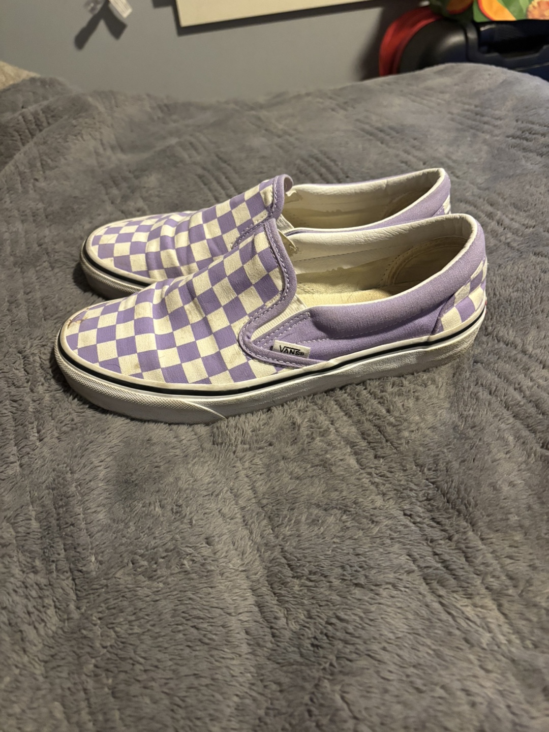 Vans Slip-On Checkerboard Lavender🥕