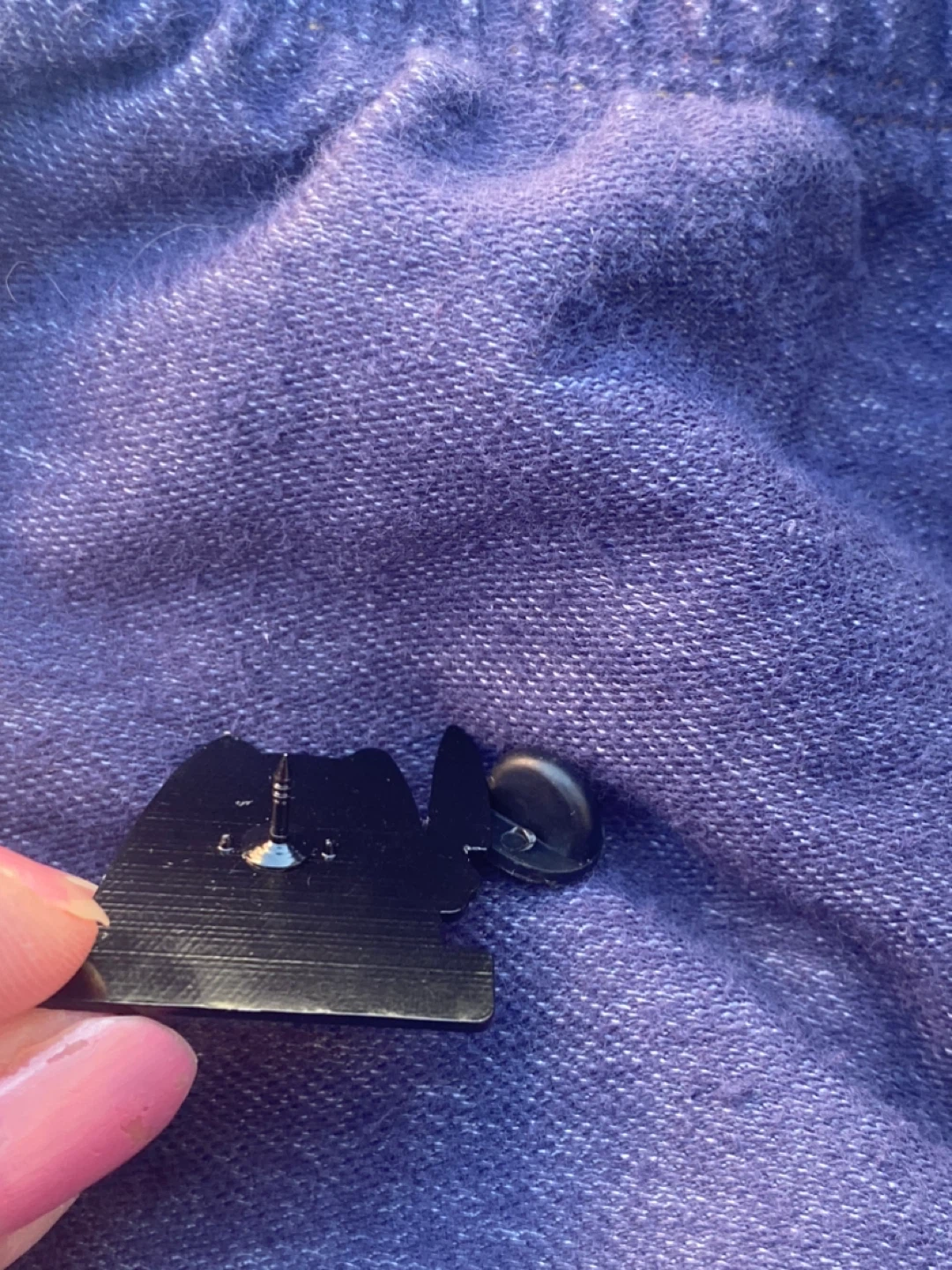 Cat with Knife Enamel Pin - Funny & Unique - photo 3