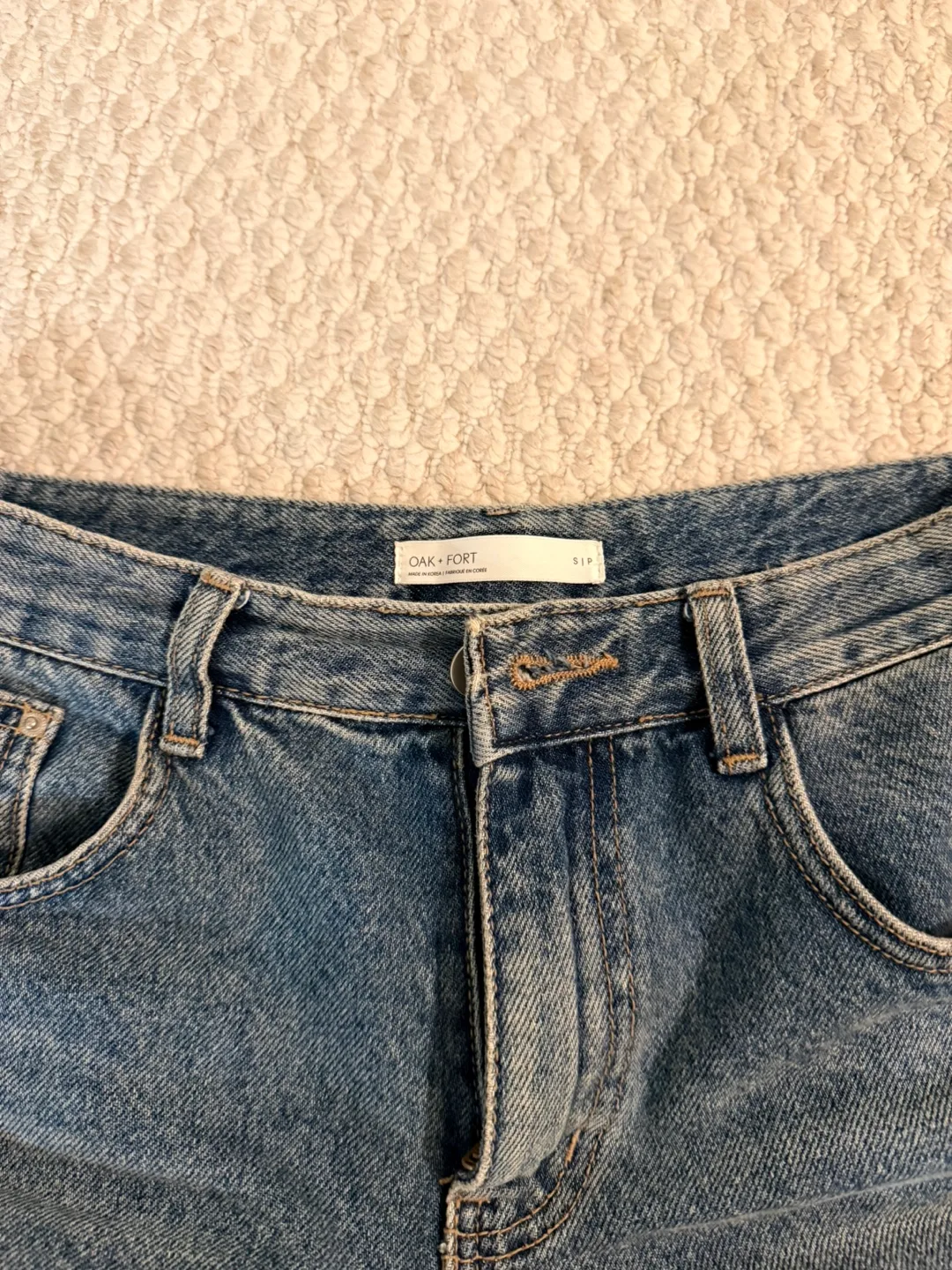 Oak + Fort Denim Jorts - Size S image indicator(2)
