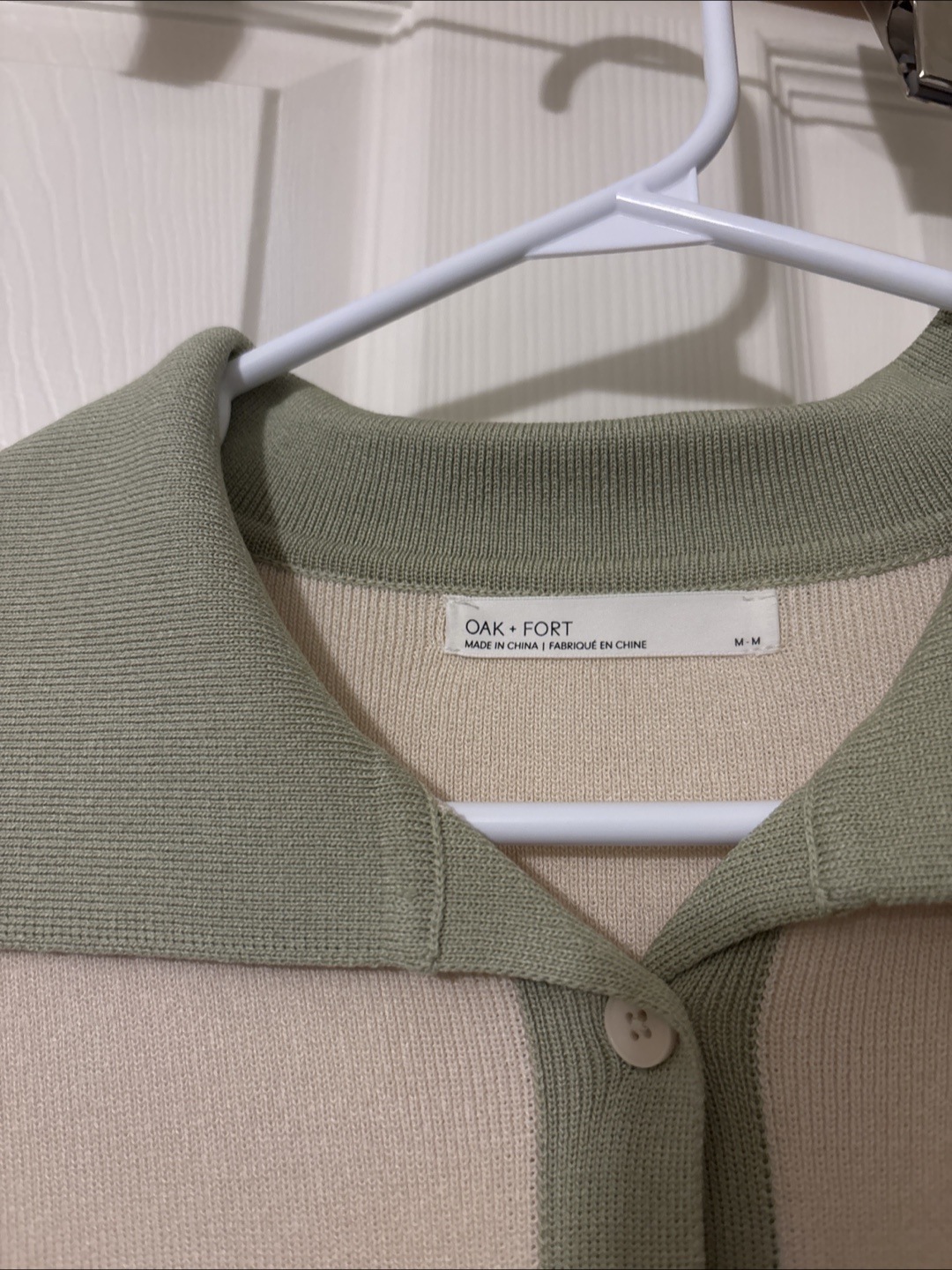 Oak + Fort Knit Polo Shirt - Size M - photo 2
