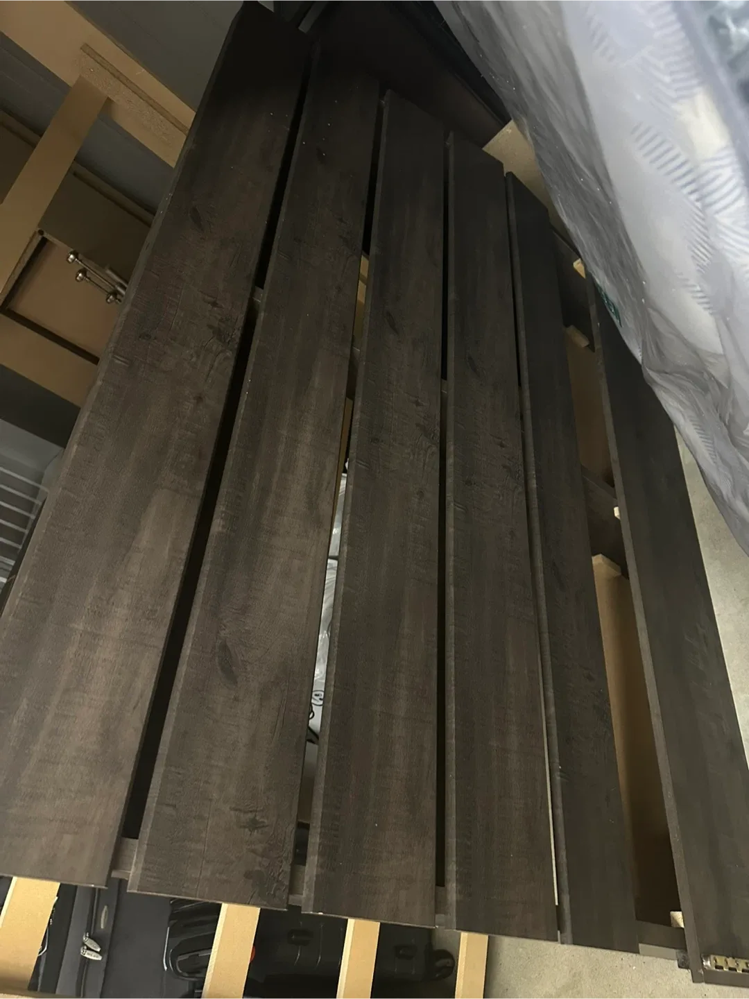 Queen Size Bed Frame + head board + mattress base - PICK UP! image indicator(3)