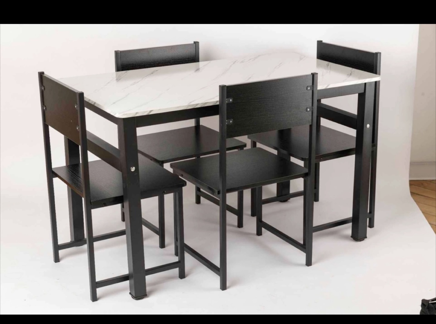 Dining Table with Black Frame - photo 3