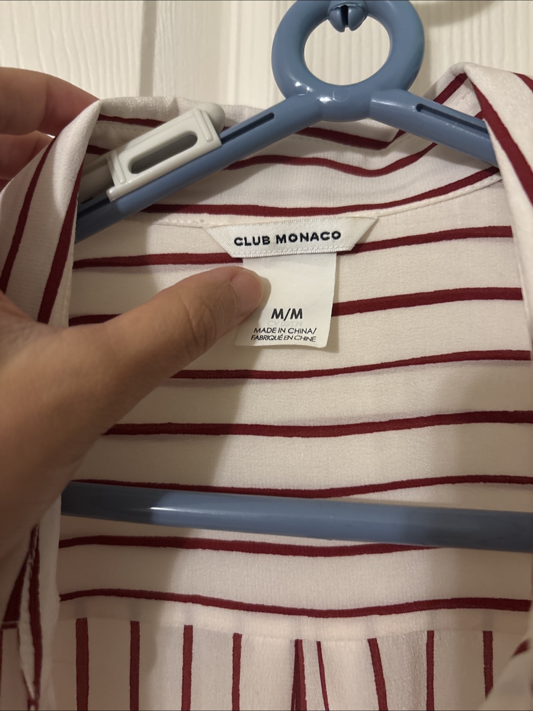 Club Monaco Striped Blouse - Size M - photo 3