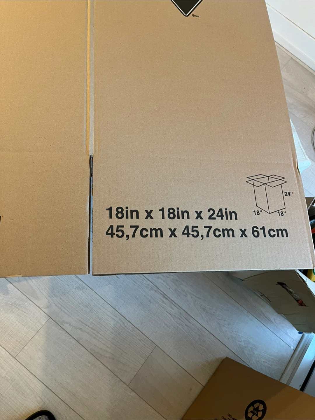 Cardboard Boxes - 18x18x24 & 24x20x20 - photo 2