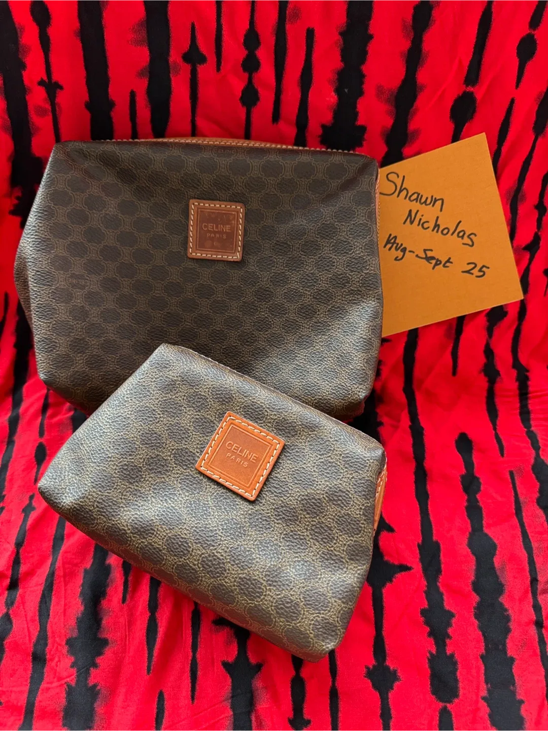 Celine Macadam Coated Canvas Clutches image indicator(2)