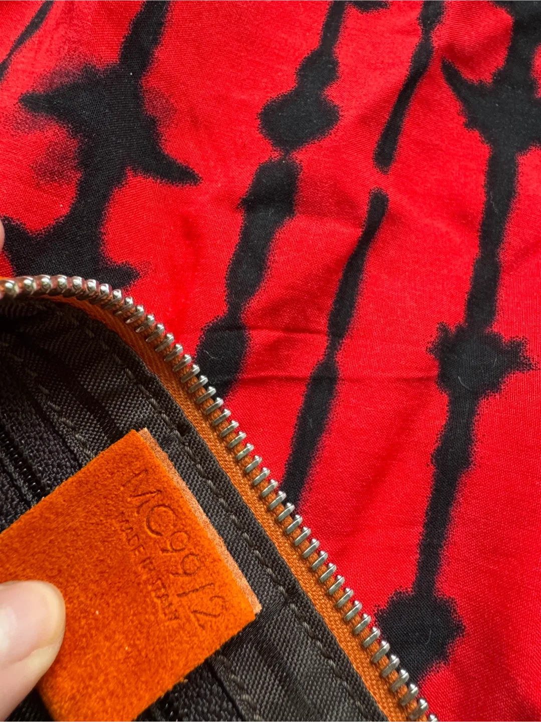 Celine  Macadam Accessories Cosmetic Pouch Purse Suede image indicator(5)