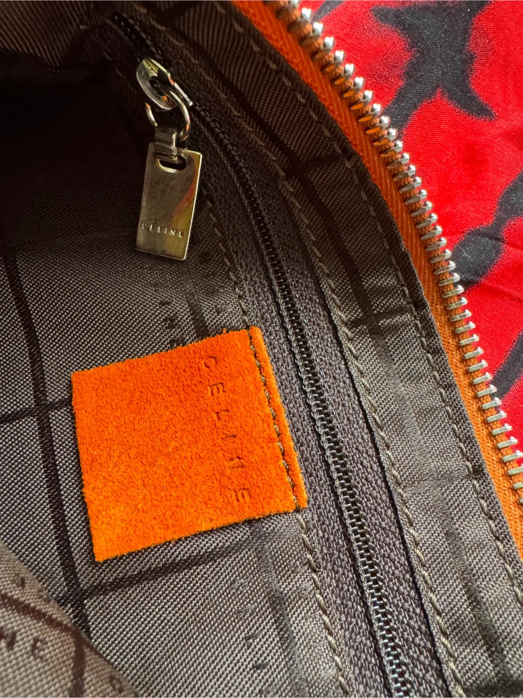 Celine  Macadam Accessories Cosmetic Pouch Purse Suede image indicator(4)