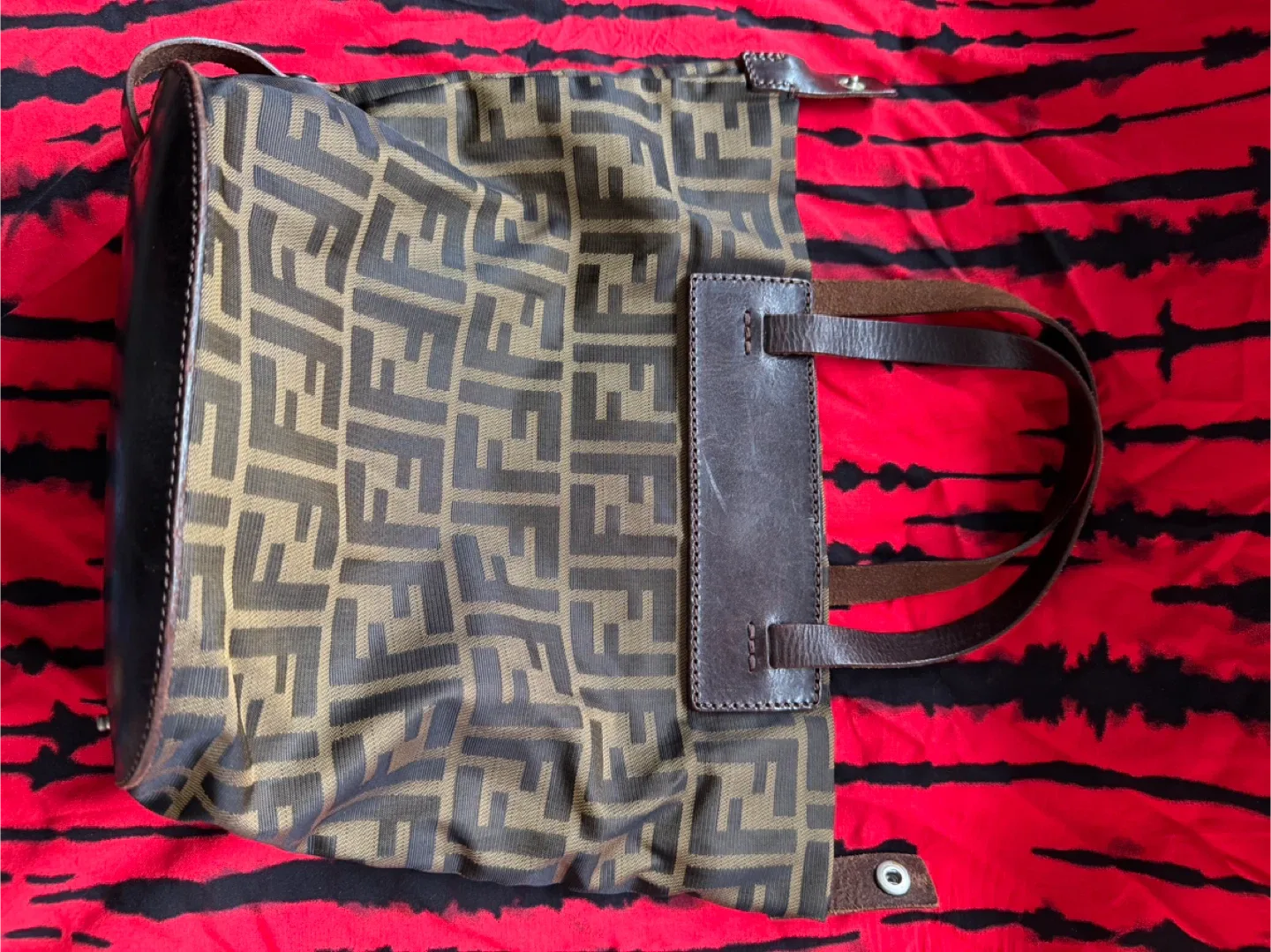 Fendi  Zucca Monogram Mini Tote Bag image indicator(6)