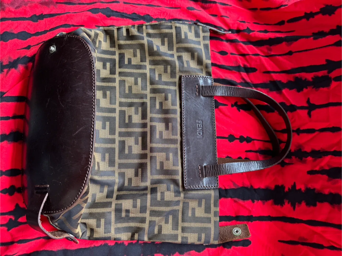 Fendi  Zucca Monogram Mini Tote Bag image indicator(5)