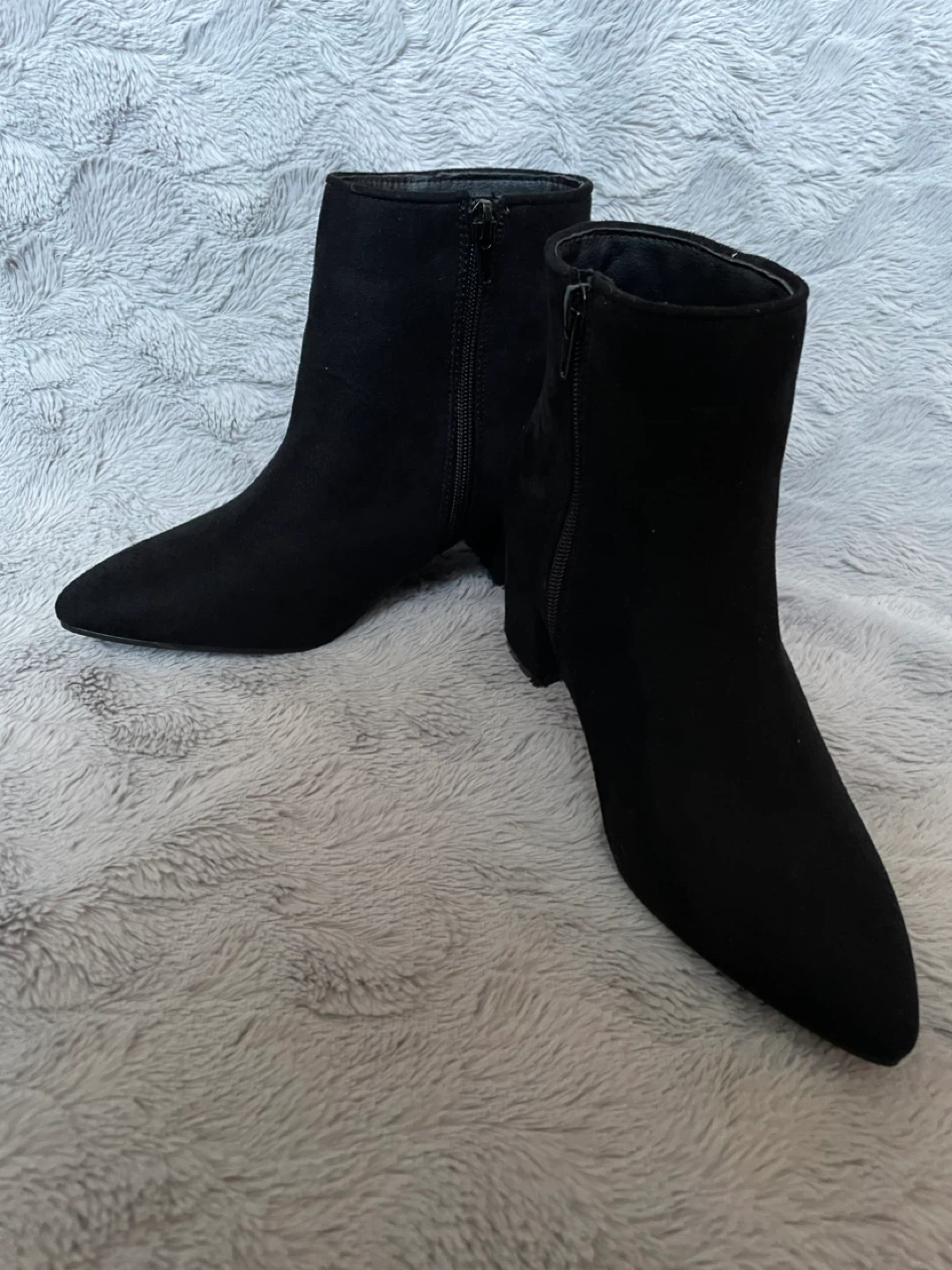 Black Ankle Boots - Size 6 - photo 2