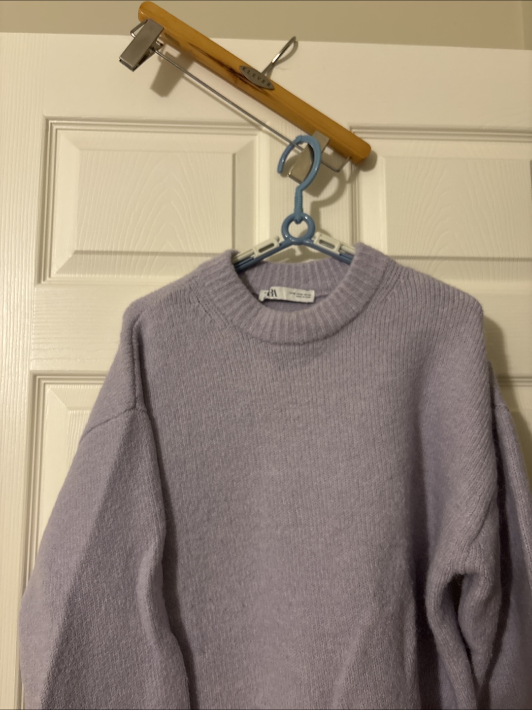 Zara Knit Sweater - Size M, Lavender