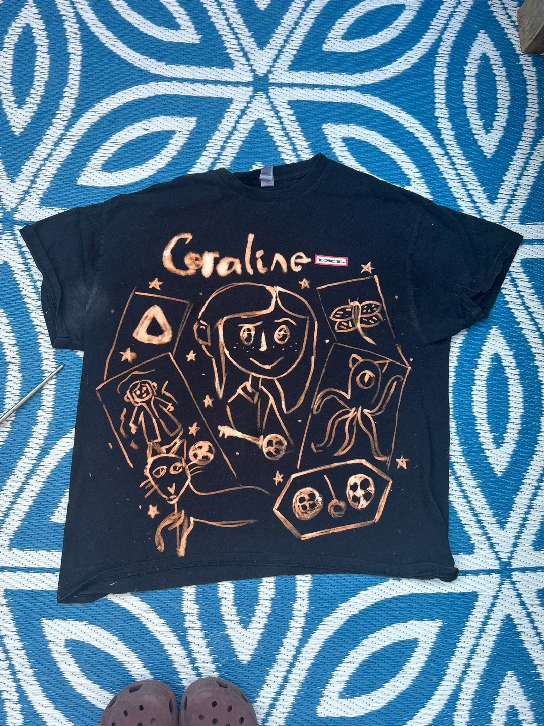 Bleached Coraline Shirt!! 🥕 thumbnail