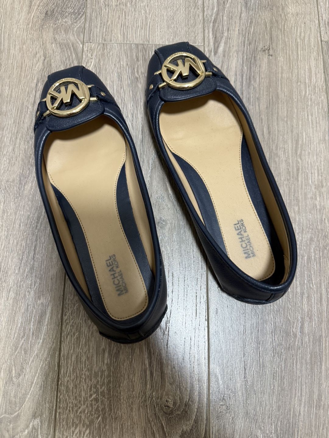 Michael Kors Navy Ballet Flats, Size 6 - photo 2