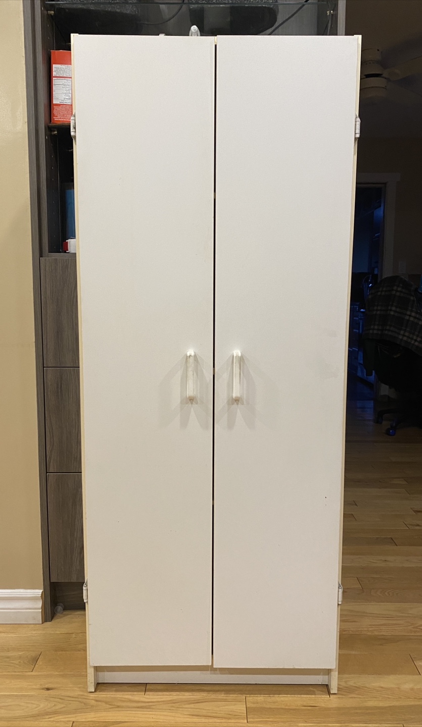 White Storage Cabinet (CAN DELIVER)