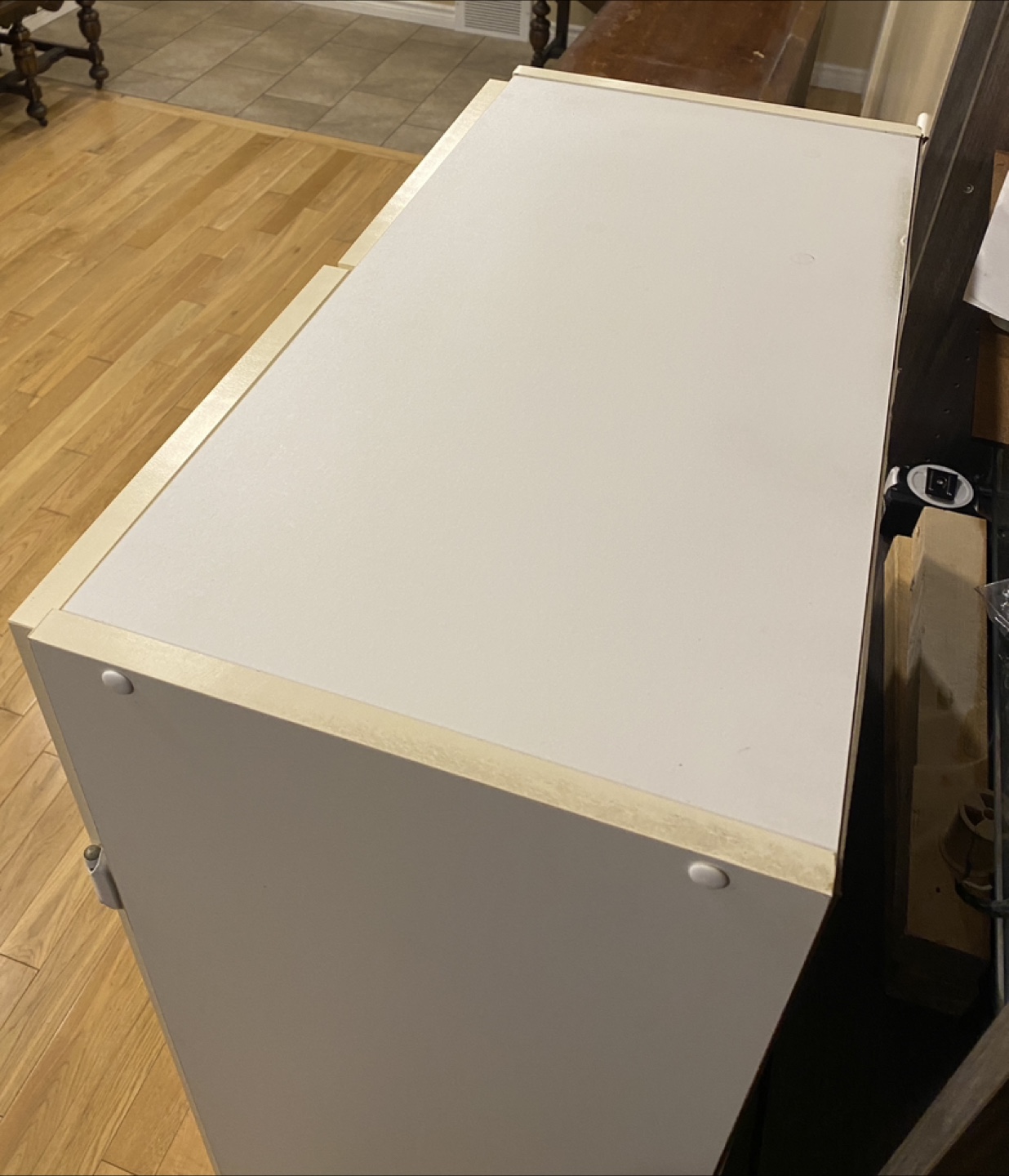 White Storage Cabinet (CAN DELIVER) - photo 4