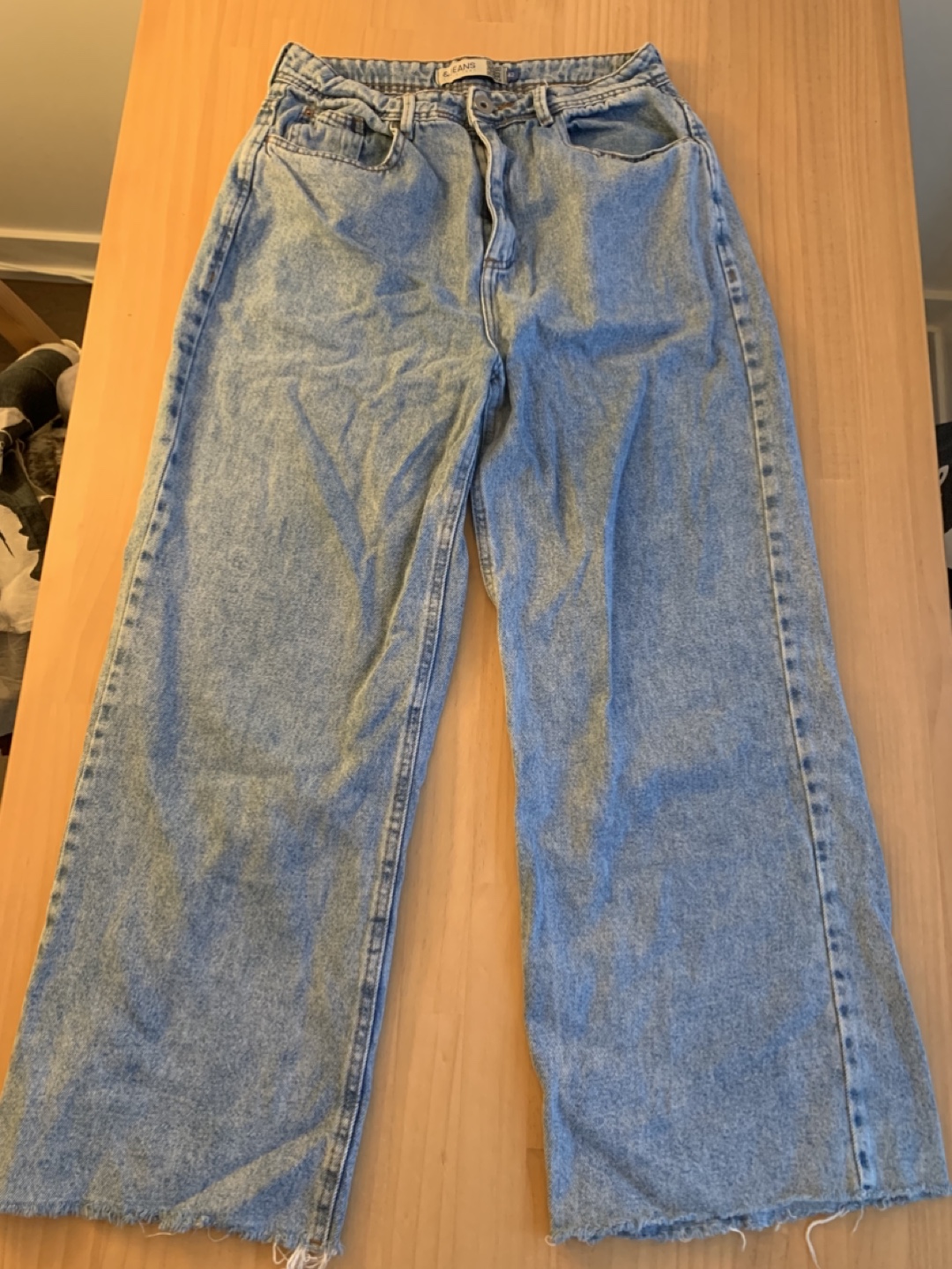 Wide Jeans - Light Wash Denim