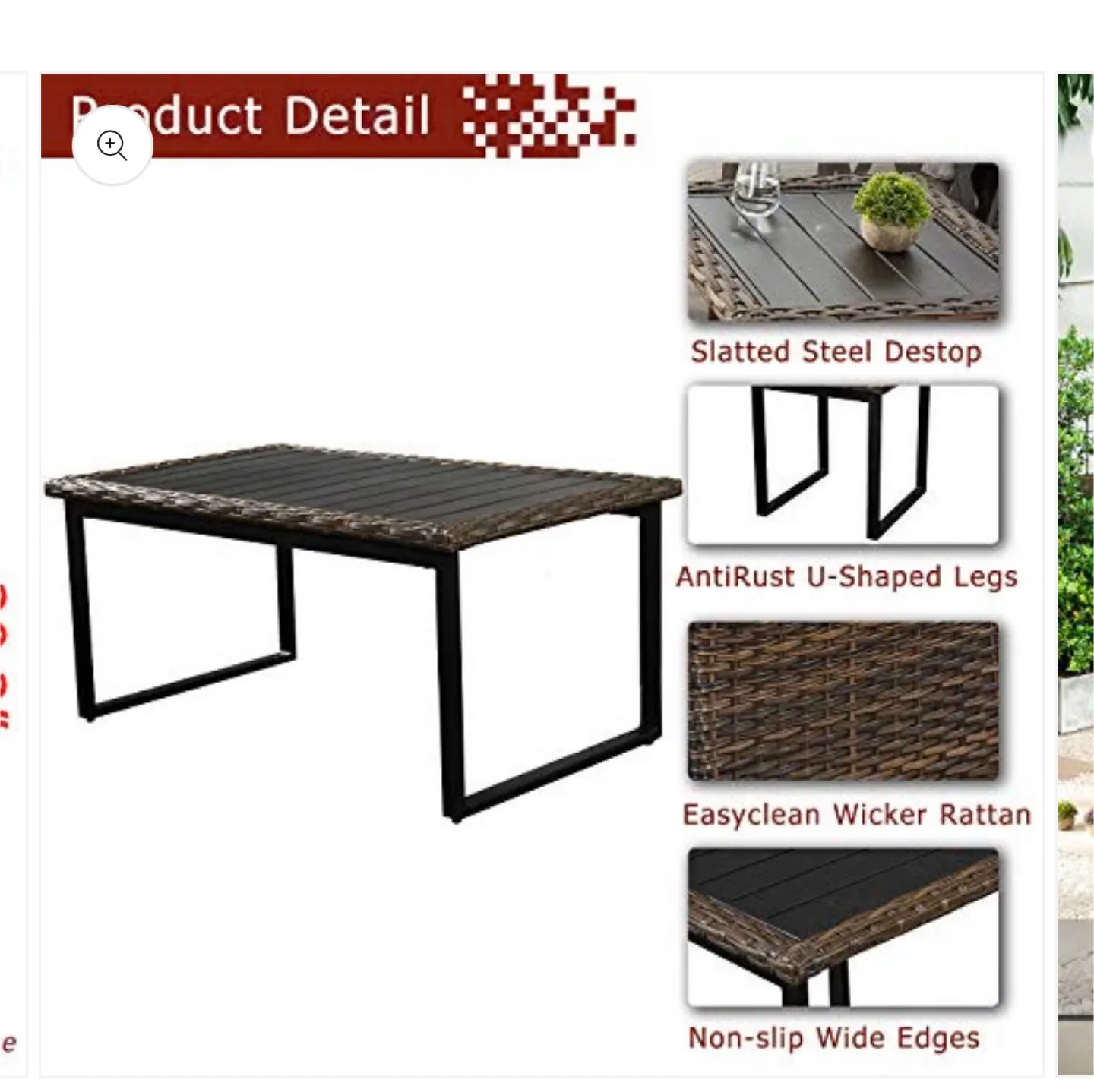 Festival Depot Metal Coffee Side Table image indicator(5)