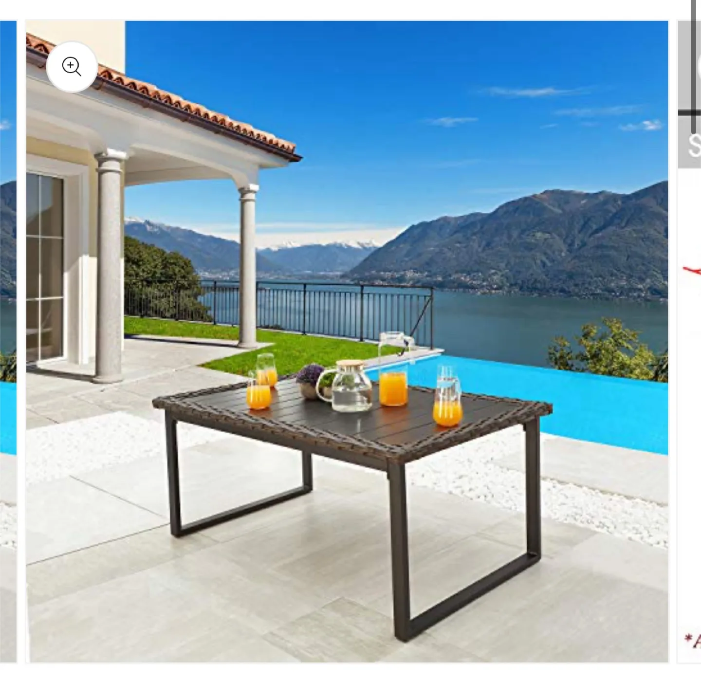 Festival Depot Metal Coffee Side Table image indicator(2)