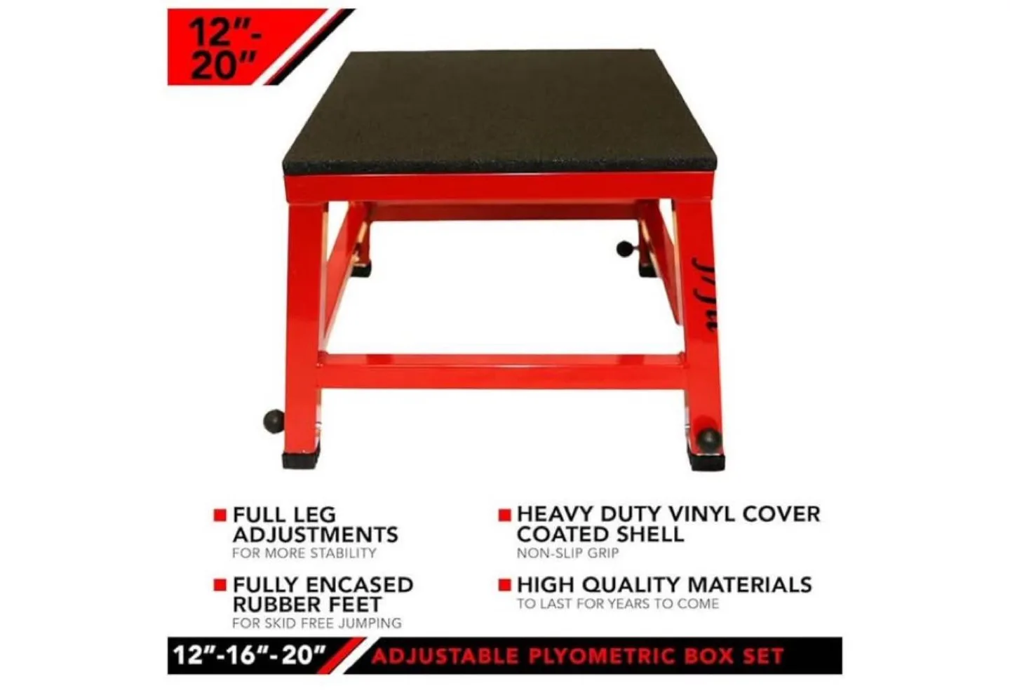 Adjustable Plyometric Box Set (12"-20")🥕 image indicator(3)