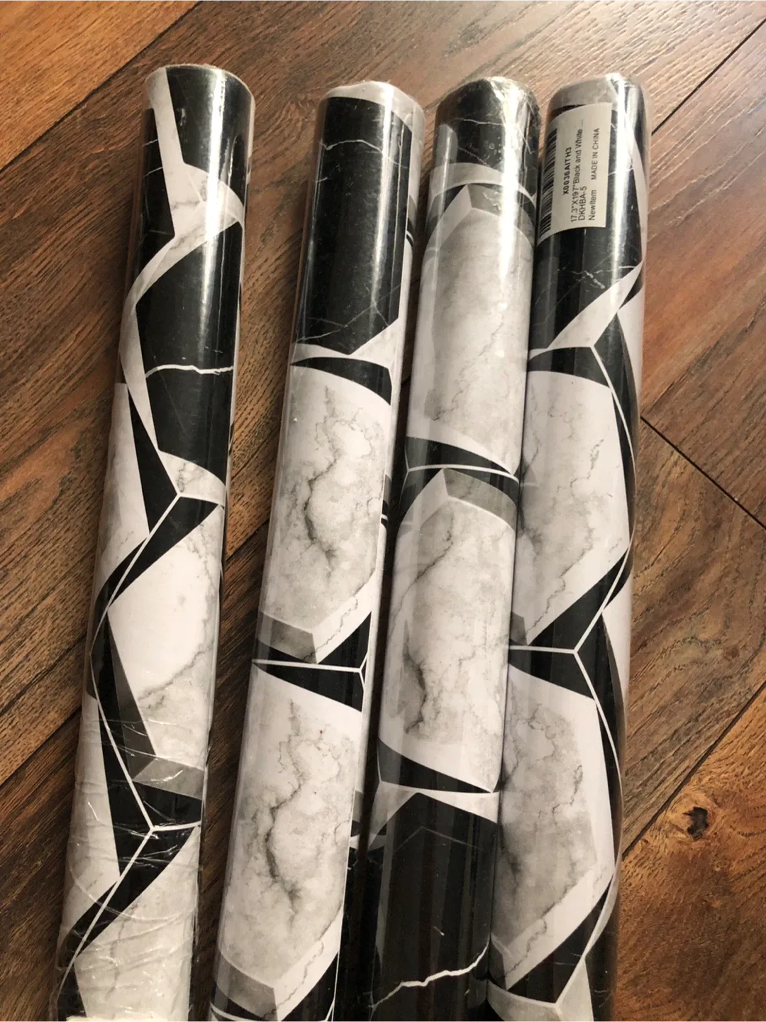 Black & White Marble Peel and Stick Wallpaper image indicator(4)