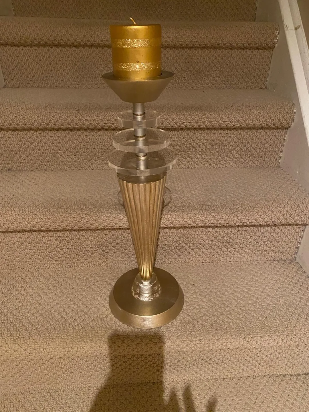 Gold Candle Holder thumbnail