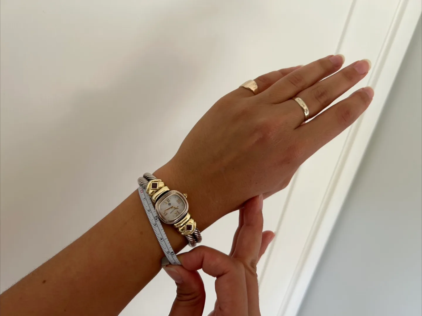 Vintage David Yurman double cable watch thumbnail