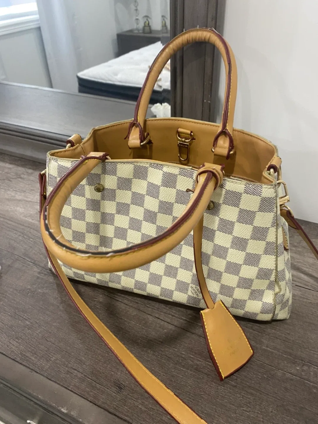 Louis Vuitton Damier Azur Hampstead PM image indicator(4)
