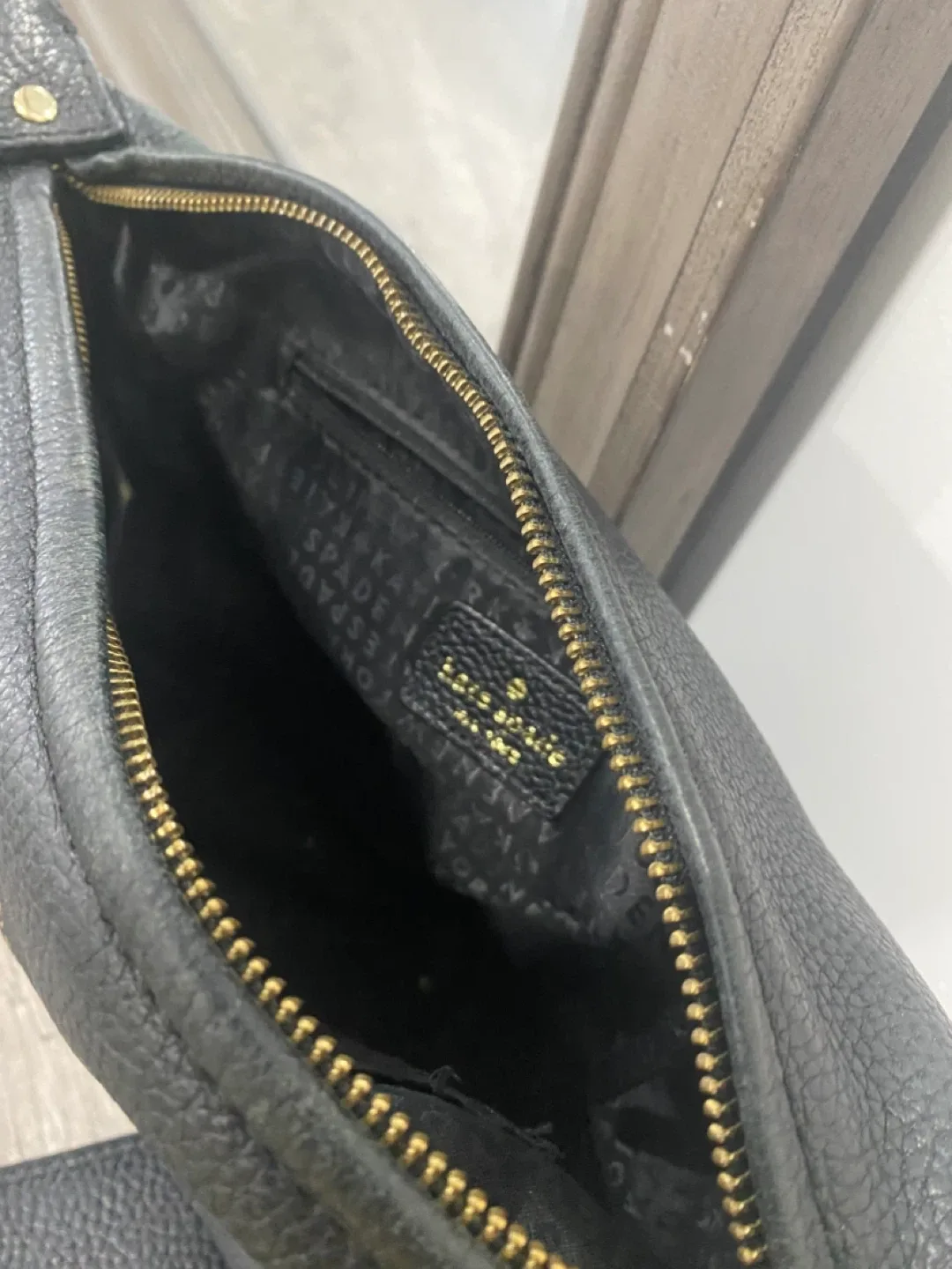 Kate Spade Black Leather Crossbody Bag & Wallet image indicator(3)