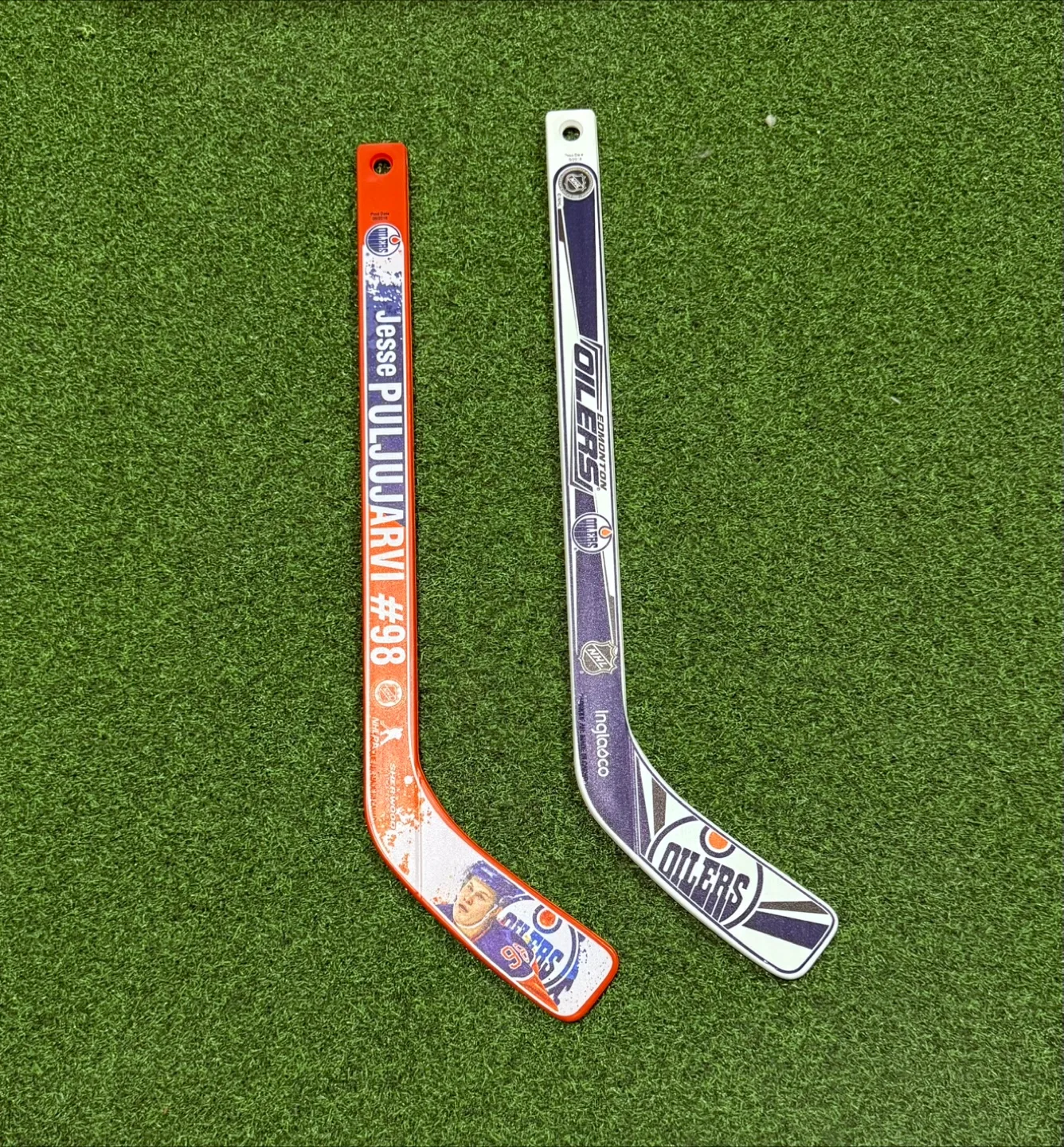 Edmonton Oilers Mini Hockey Sticks