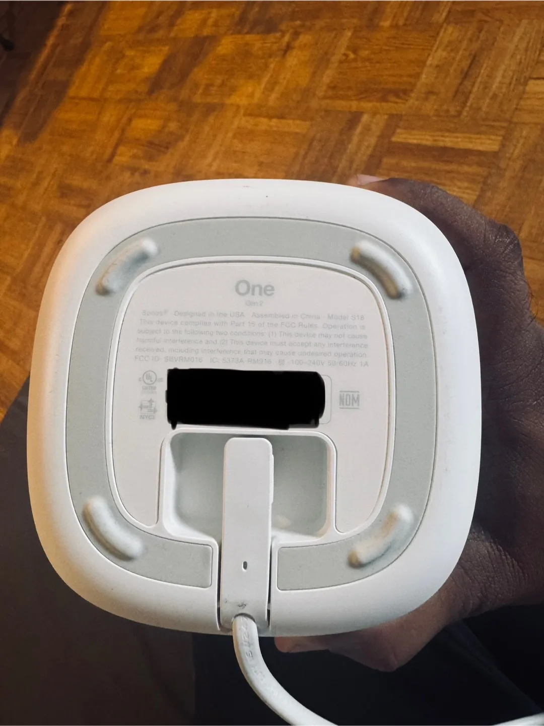 Sonos One (Gen 2) Smart Speaker - White image indicator(4)