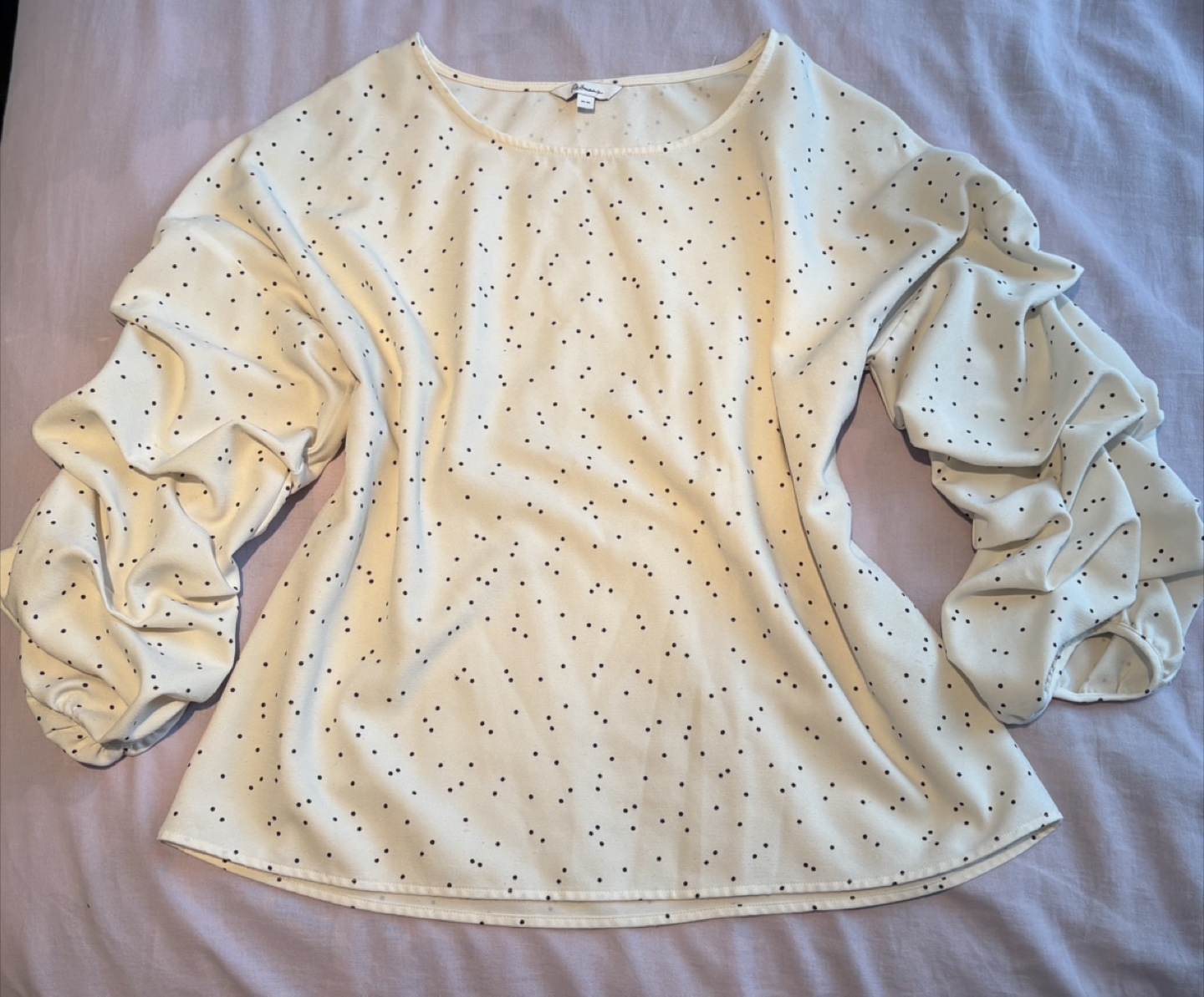 Reitmans Polka Dot Blouse, Size M